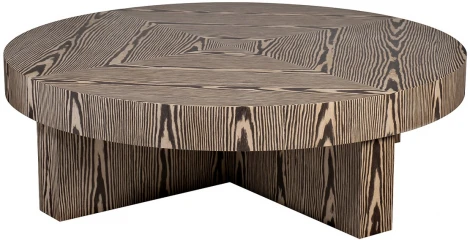 58DB-23188 Стол журнальный Zebrano d140*42см Garda Decor