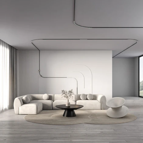 Шинопровод магнитный накладной Elektrostandard Mini Magnetic 85171/00 (черный) (2м) 85171/00 (24V)