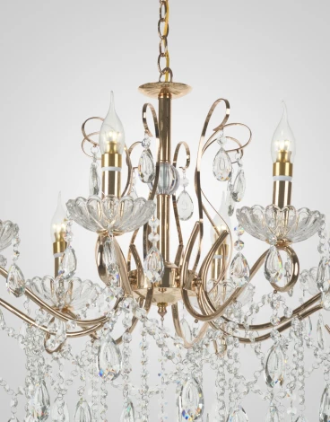 Подвесная люстра Мелодия Света PL1N P6781-8 GD 000029174