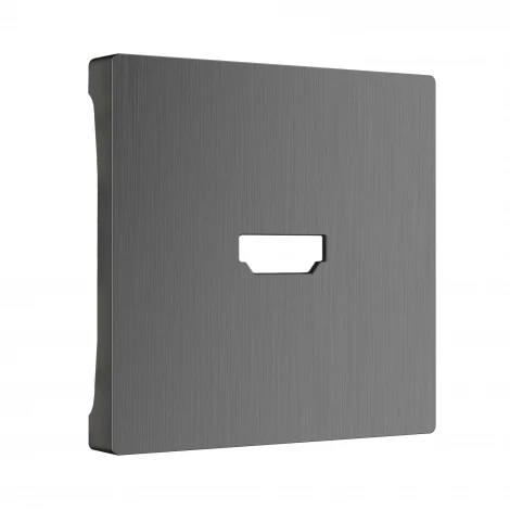 Накладка для розетки HDMI (графит рифленый) Werkel W1196004 (a050744)