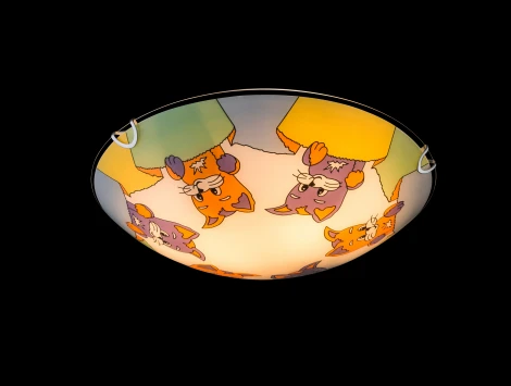 Настенно-потолочный светильник Globo Kiddy 40606 (для детской, 220V, животные)