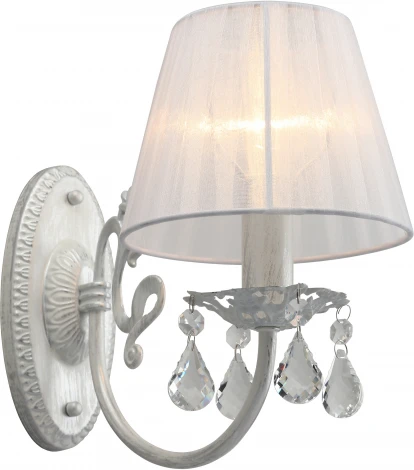 Бра настенное Bantine OML-53211-01 (220V, хрусталь, подвески, круглые)