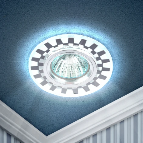 Встраиваемый точечный светильник ЭРА DK LD47 SL /1 (12V, круглые)