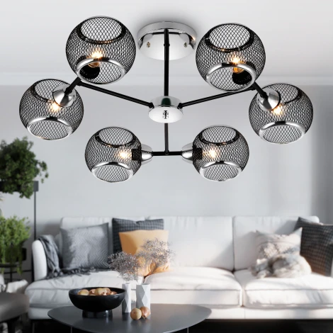 Потолочная люстра на штанге Rivoli Morrigan 9143-306