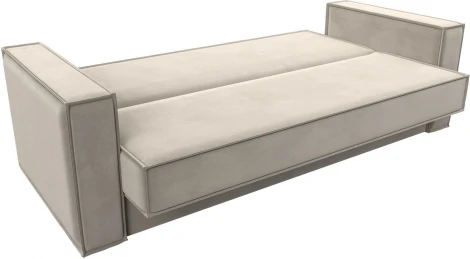 Диван-книжка Куба (Бежевый/Микровельвет) Лига Диванов арт.122045