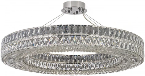 Подвесная люстра Arti Lampadari Sora Sora E 1.5.100.100 N (220V, хрусталь, на тросе, кольцо)