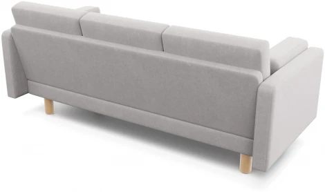 Диван Arsko прямой Ингвар Б велюр серый