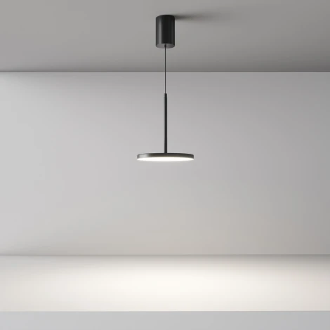 Подвесной светильник Maytoni Plato P076PL-L12W4K-B (LED, 220V, на проводе, круглые)