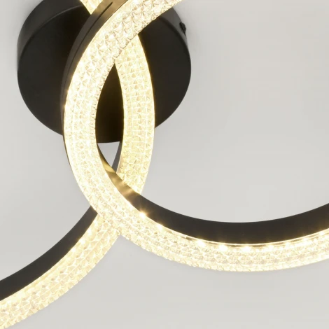 Потолочная люстра светодиодная с пультом ЭРА Bloom CLL-1-78-RC BK