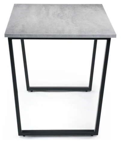Стол Notta Лота Лофт 120 25 мм бетон / черный матовый 489666