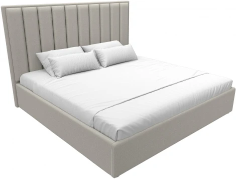 Кровать интерьерная Афродита 200 (Бежевый/Рогожка) Лига Диванов арт.123058