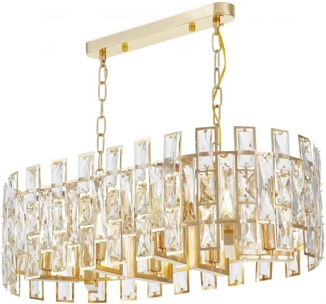 Подвесная люстра Lumina Deco Florina LDP 7041-700-PR F.GD