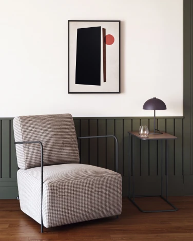 Кресло La Forma (ex Julia Grup) Gamer (Коричневый,Бежевый/ Сталь,ДСП,Акрил,Сосна,Пенополиуретан,Металл,Пена)