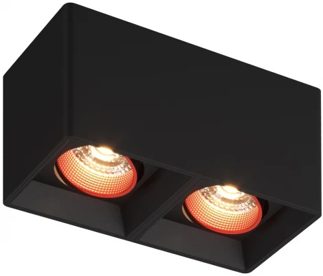 Накладной точечный светильник Denkirs DK3030 DK3085-BK+RD
