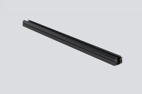 Шинопровод встраиваемый магнитный 220V в натяжной ПВХ потолок Crystal Lux Space 220 CLT 0.135 01 L2000 BL