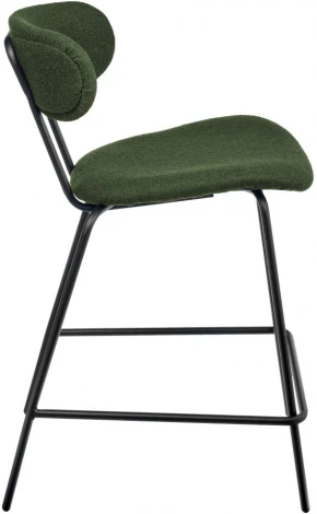 Стул полубарный Bradexhome Ant букле зеленый