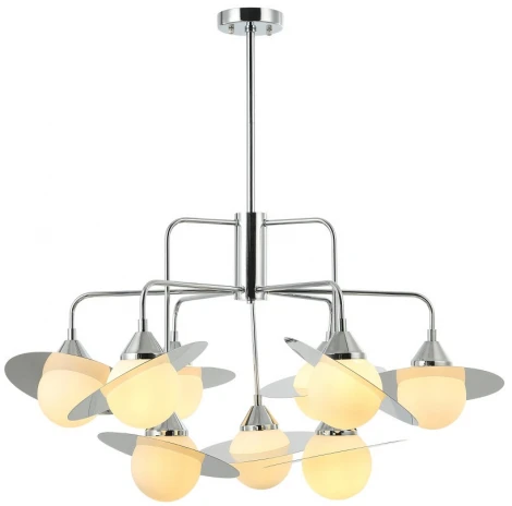 Потолочная люстра на штанге Stilfort Saturn 2125/09/09P (220V, шарики)