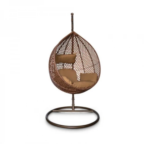 Подвесное кресло-яйцо Morocco из ротанга большое