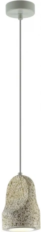 Подвесной светильник Odeon Light Pietra 7010/1C серый/камень LED 1*5W 3000K 220V (на проводе)
