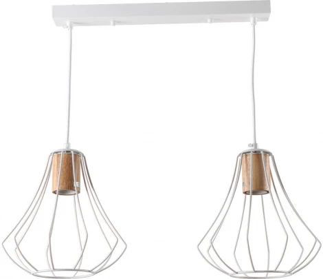 Подвесной светильник Imex MD.9052-2-P-WH+WOOD