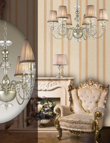 Интерьерная настольная лампа Odeon Light Aurelia 3390/1T (220V, хрусталь, выключатель)