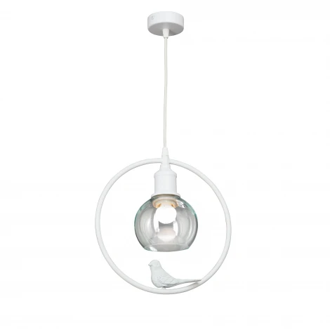 Подвесной светильник Vitaluce V1797-0/1S (220V, на проводе, кольцо, птички)