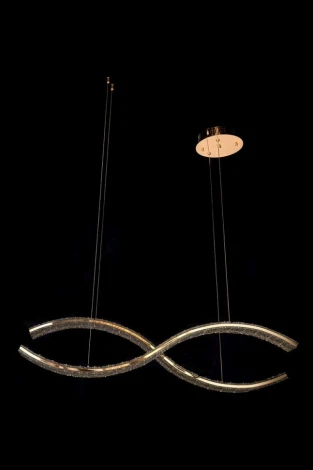 Подвесной хрустальный светодиодный светильник Fluorite Ravissement FL1057-22P (220V, на тросе)