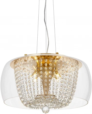 Подвесной светильник Lumina Deco LDP 7018-500 PR+F.GD (220V, на тросе)