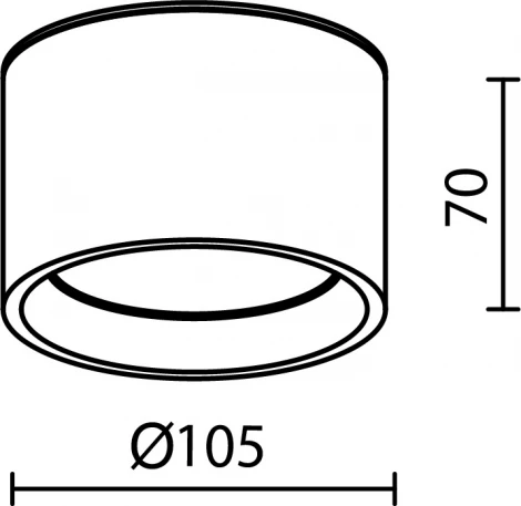 Накладной потолочный светильник Maytoni Hydra C090CL-10W3K-B (LED, 220V, круглые, IP44)
