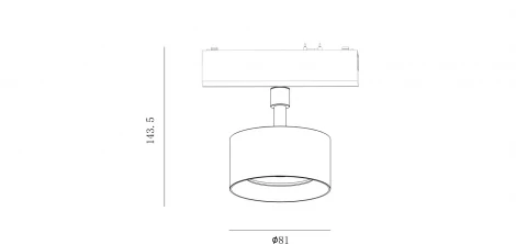 Трековый светильник низковольтный светодиодный SWG SLIM SL-SLIM-FTSBL-10-CCT