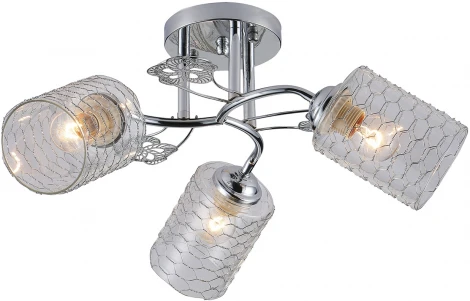 Потолочная люстра на штанге Escada Weigela 1113/3PL E27*40W Chrome (220V)