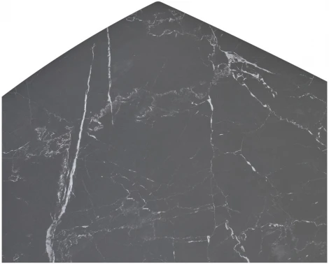 Стол M-City BALDE 120 MATT BLACK MARBLE SOLID CERAMIC / BLACK