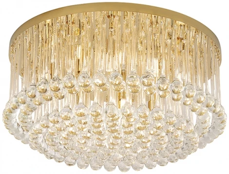 Потолочный светильник круглый Newport 8490 8499+6/PL gold