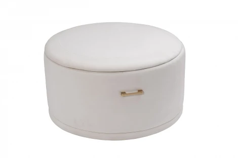 GY-08549 Стол журнальный с пуфом 84.5*84.5*47см Garda Decor