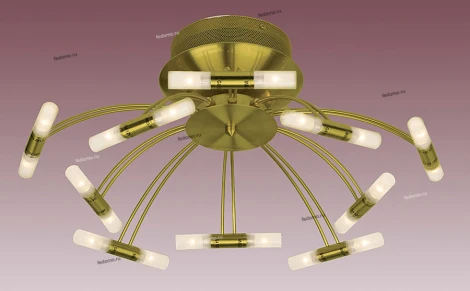 Потолочная люстра N-Light P-813 P-813/20 antique brass