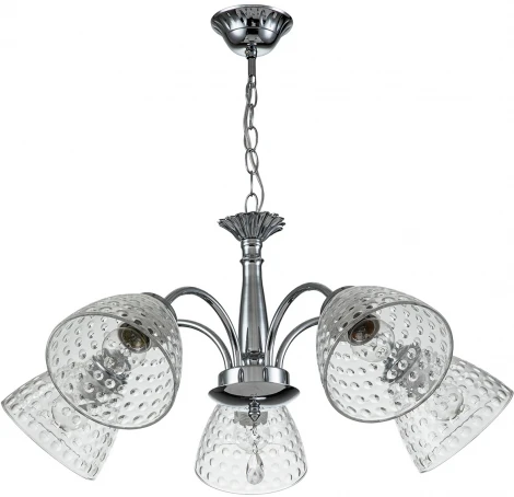 Подвесная люстра Escada Freesia 658/5PL Chrome (220V, подвески, на цепи)