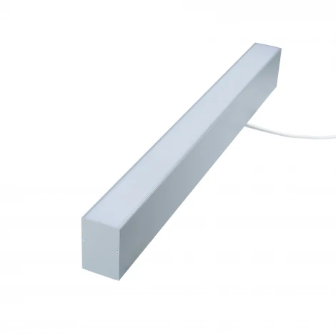 Подвесной светодиодный светильник линейный 4000K алюминий/серебро. Uniel ULO-K10D 52W/4000K/L120/H IP40 SILVER