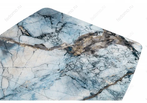 Стол на тумбе Woodville Теон магеллан / галифакс натуральный / графит 474320