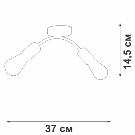Потолочный светильник V4989-0/2PL Vitaluce (220V)