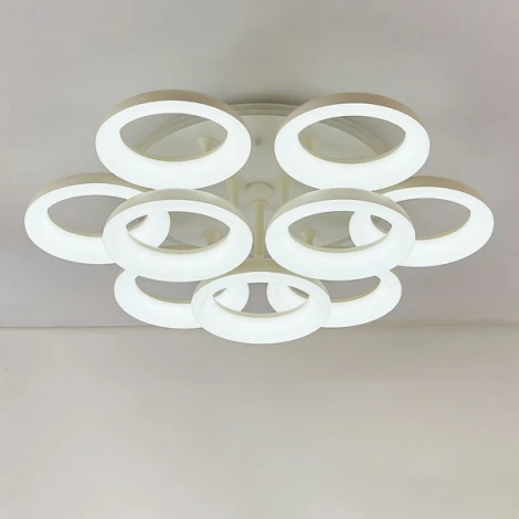 Потолочная люстра RGB Citilux Паркер Смарт CL225A190E (LED, 220V, умный дом - Алиса, Маруся, Сири, кольцо)