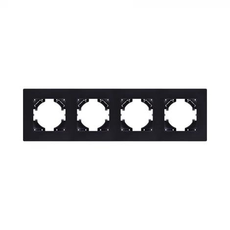 Рамка 4-постовая черный Kollinger Aspekt AT4BK