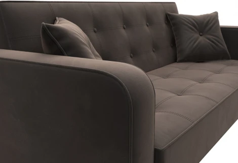 Диван-книжка Тур (Коричневый/Велюр) Лига Диванов арт.121777