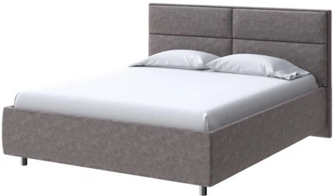 PROxSON Кровать Pado без основания (Ткань: Велюр Gratta 7 Жареный миндаль) 160x200
