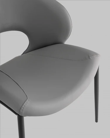 Стул Вивьен экокожа серый Stool Group УТ000042355