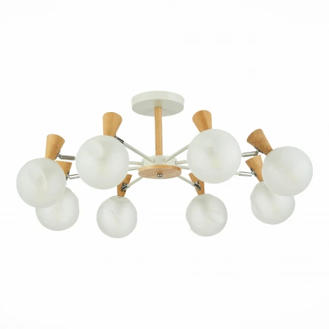 Потолочная люстра на штанге Evoluce Catania SLE220702-08 (шарики)