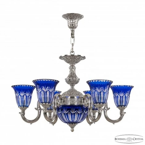 Подвесная люстра Bohemia 7220 72203P/6/175 Ni P2 U Clear-Blue/H-1I