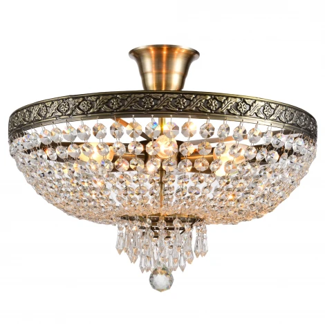 Потолочная люстра Natali Kovaltseva Barocco 81404/6C ANTIQUE
