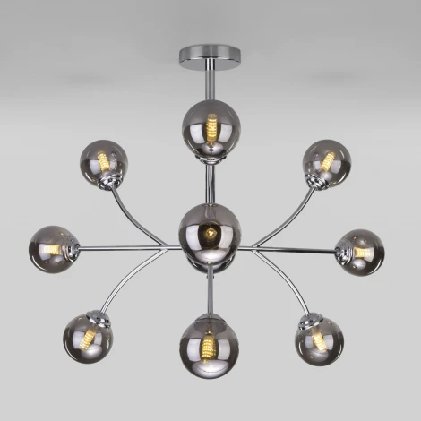 Потолочная люстра на штанге Eurosvet Astro 30179 хром (220V, шарики)