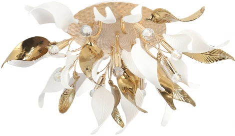 Потолочная люстра Crystal Lux STEFANIA PL9 (220V, листья)
