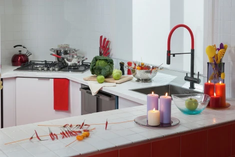 Смеситель Omoikiri Kanto PVD-GM для кухонной мойки